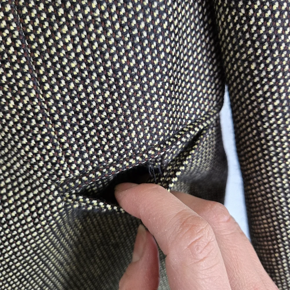 Vtg Hugo Boss Mens Sport‎ Coat 40T Einstein Cashmere Wool Suit Blazer Casual